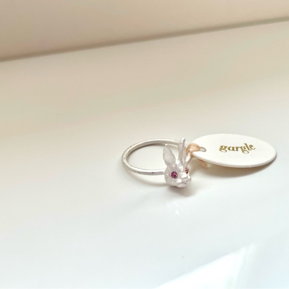 Bunny Rabbit Ring Silver size5.5 - Picture 2 of 3